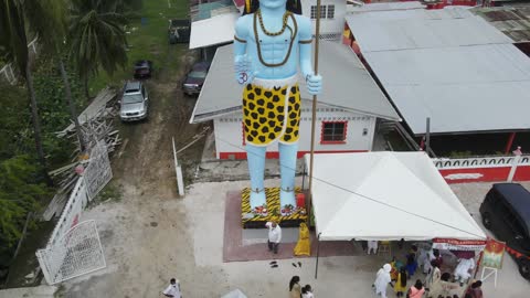 Guyana Ashram Shiva Murti Drone