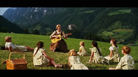 Julie Andrews The Sound of Music 1965 Do Re Mi part 1 4k