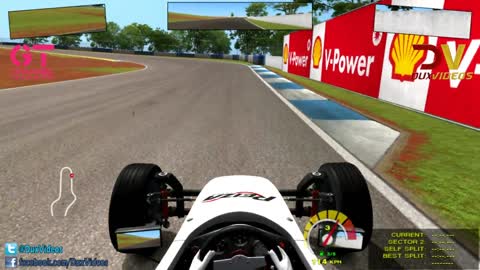 Formula Vee 1 Hotlap & 1 Race Lap with AI 120% Assists OFF