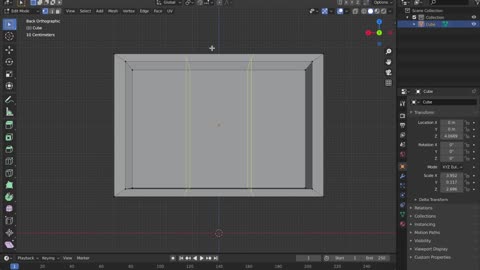 7 minutes to teach you how to use Blender software to 3D model LCD TV 3