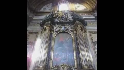 Oratio "Suscipe" S. Ignatii de Loyola cantice videat in Ecclesia SS. Nominis Iesu de Argentina Romae