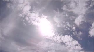 High Speed Time Lapse of The Sun With Full Sundog Halo