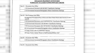 FL: Mar-A-Lago inventory document