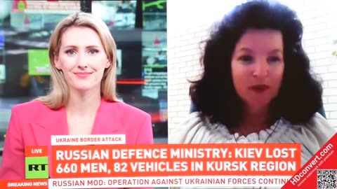 My comments on RT International About The Ukrainian Offensive or Terror act in the Kursk region