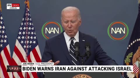 Sky News Australia - 'Don't': Joe Biden warns Iran against an attack on Israel