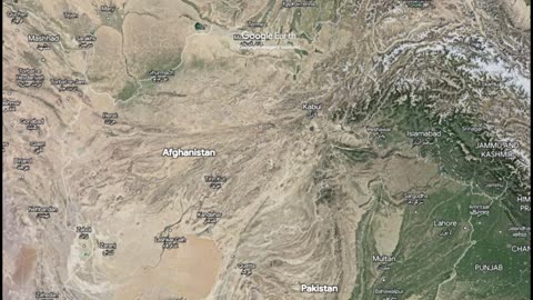 "Afghanistan 🌍 Expedition: Google Earth Zoom Across 652,864km! #ExploreAfghanistan"