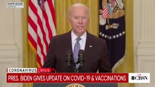 Biden Blatantly Threatens Americans Who Haven't Received the Vaccine