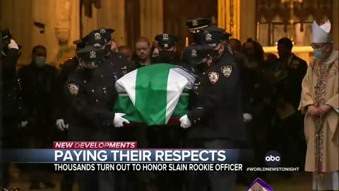 New York mourns loss of 22-year-old officer.