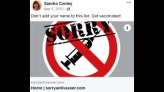 She thought you were going to die for being unvaccinated. Now she's dead from the vaccine