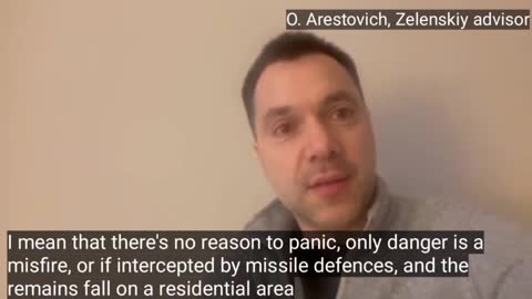 Zelenskiy advisor admits Russia only hits military targets