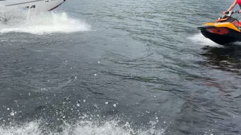 Jet Ski Head on Collision