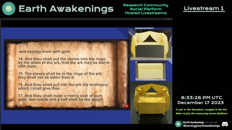 Earth Awakenings Events - #1352 - Kilian Presents- The Ark of The Covenant, what is it actually?