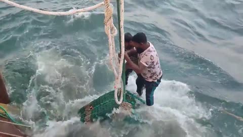 How we catch fish in the sea _ Deep Sea Fishing _ Bangladesh