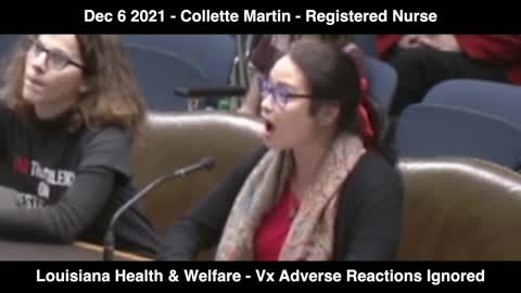 Nurse Collette Martin - Vaccine Side Effects