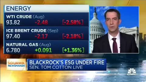Sen. Tom Cotton targets ESG investing: BlackRock is a 'climate cartel'