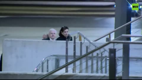 Julian Assange reunites with his wife and father in Canberra