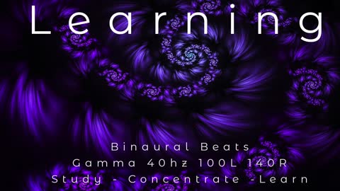 Binaural Beats GAMMA FREQUENCIES 40Hz – 30 minutes – Learning and Study Enhancement