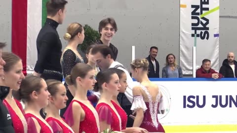 Ukrainian skaters Violetta Serova and Ivan Khobta refused to congratulate the Georgian winners