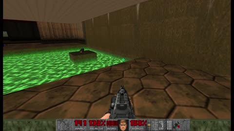 Brutal Doom - The Shores of Hell - Tactical - Hard Realism - Containment Area (E2M2)