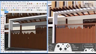 Sketchup House Design 6 EXT INT + Enscape 2.4 Realtime Rendering