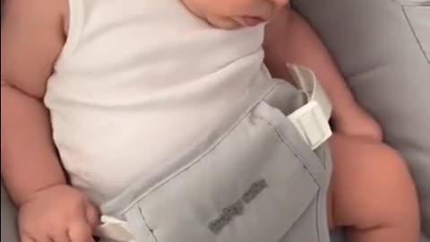 Babies have a unique way of falling asleep