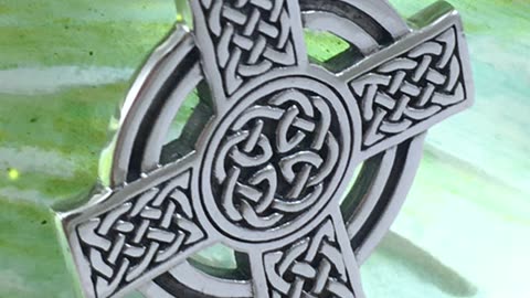 Tiny Charm: Small Celtic Cross Pendant