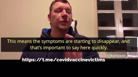Man mocks anti-vaxxers then suffers side effects (AstraZeneca)