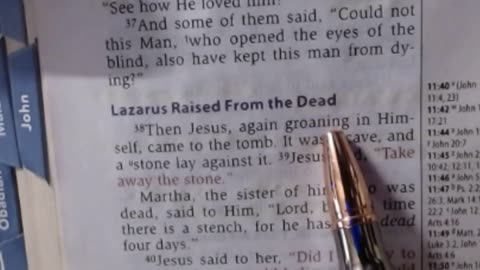 Lazarus raised from the dead - John 11:38-44 NKJV