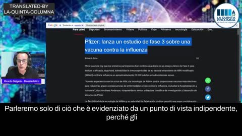 Pfizer lavora su un "vaccino" di mRNA (CHE NON ESISTE) contro l'influenza