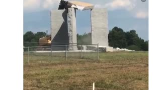 GEORGIA GUIDESTONES DEMOLISHED