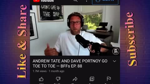 Andrew Tate vs. Dave Portnoy 🥊 What do you think? (Part 1)
