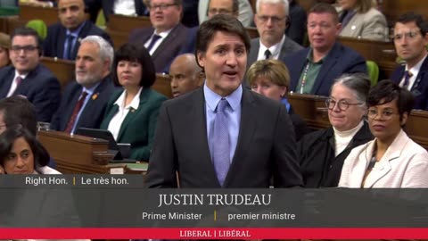 Trudeau starts ranting and blaming Harper again