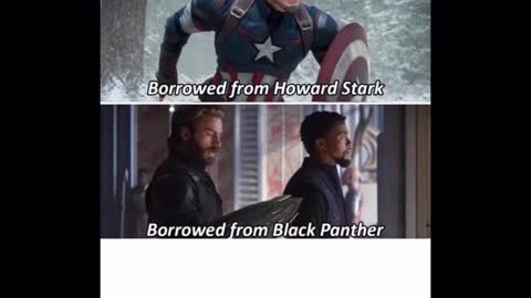 MEMES because CAPTAIN AMERICA has sold BUCKY for his new SHIELD