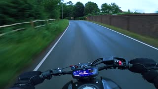 Relaxing on the road. Riding a motorcycle 🏍️