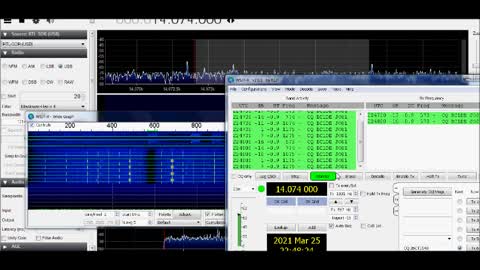 Transmitting FT8 on a raspberry Pi 4