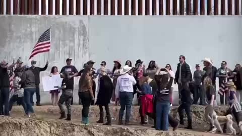 American Patriots gather at The Wall in Mission TX