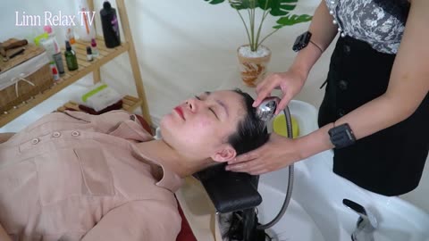 [ASMR] VIETNAM BARBER SHOP RELAX SPA, Favorite New Technique Shampoo