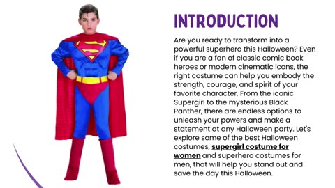 SuperHero Costumes: Unleash Your Powers this Halloween