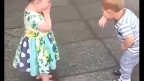 Baby kiss viral video