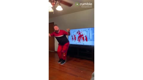 This guy's dance moves are perfectly in sync. Funny Music Compilations!!
