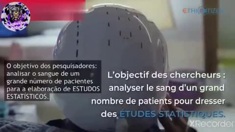 11 -Microscopia do sangue dos vacinados COVID vs sangue saudável.