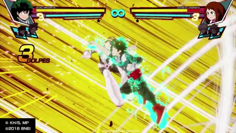 My Hero One's Justice - Izuku Midoriya super moves attacks