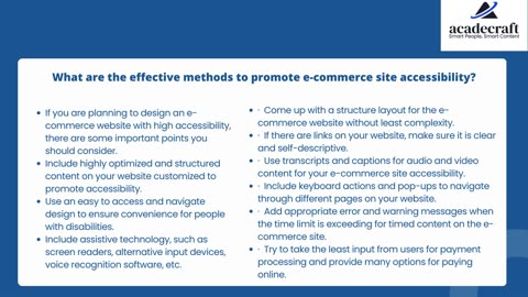 Breaking Down Barriers: Ensuring Accessibility in E-commerce