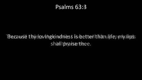 KJV Bible Psalms Chapter 63