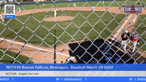 NCTV45 Beaver Falls vs. Shenango. Baseball March 28 2024