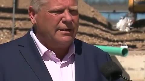 Doug Ford Swallows Bee During Live News Conference