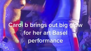 Cardi B Brings Out Glorilla For Art Basel Performance - Black Willy Wonka Legend Already Made