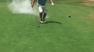 Exploding Golf Ball trick!