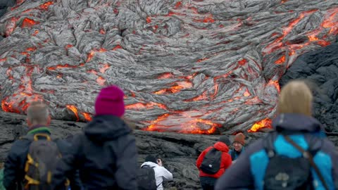 Iceland Volcano Eruptions - 21.03 2021.