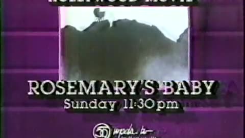 November 22, 1984 - Indianapolis WPDS Promo for 'Rosemary's Baby'